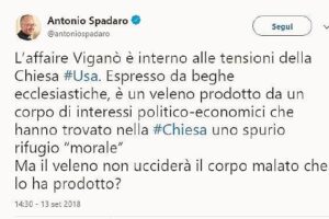 L’ultima su Viganò? «Solo beghe americane»