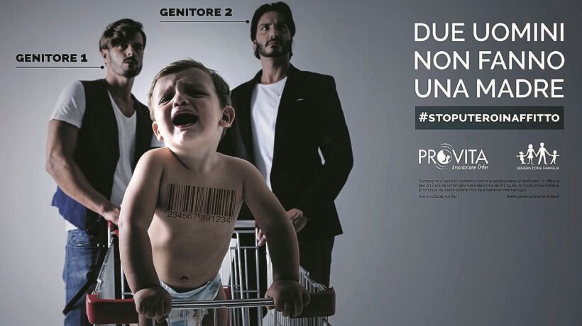 «Due uomini non fanno una madre». La verità che non si può rimuovere