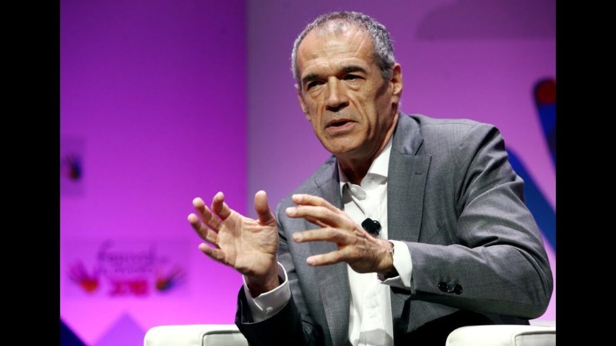 La notizia dei 6.500 euro per ogni apparizione di Cottarelli è vera
