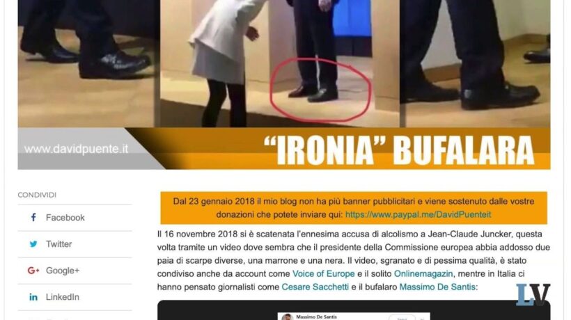Precisazione sul caso Juncker dopo il post di David Puente. Ci fidiamo più di Puente che di Juncker