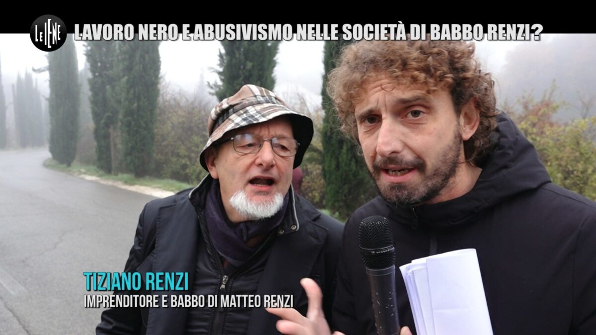 «Le Iene» azzannano babbo Tiziano sull’abusivismo e il lavoro nero
