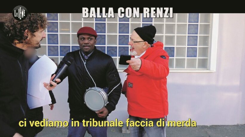 Babbo Renzi impazzisce a «Le Iene». Insulti a Evans: «Zitto, faccia di m…»