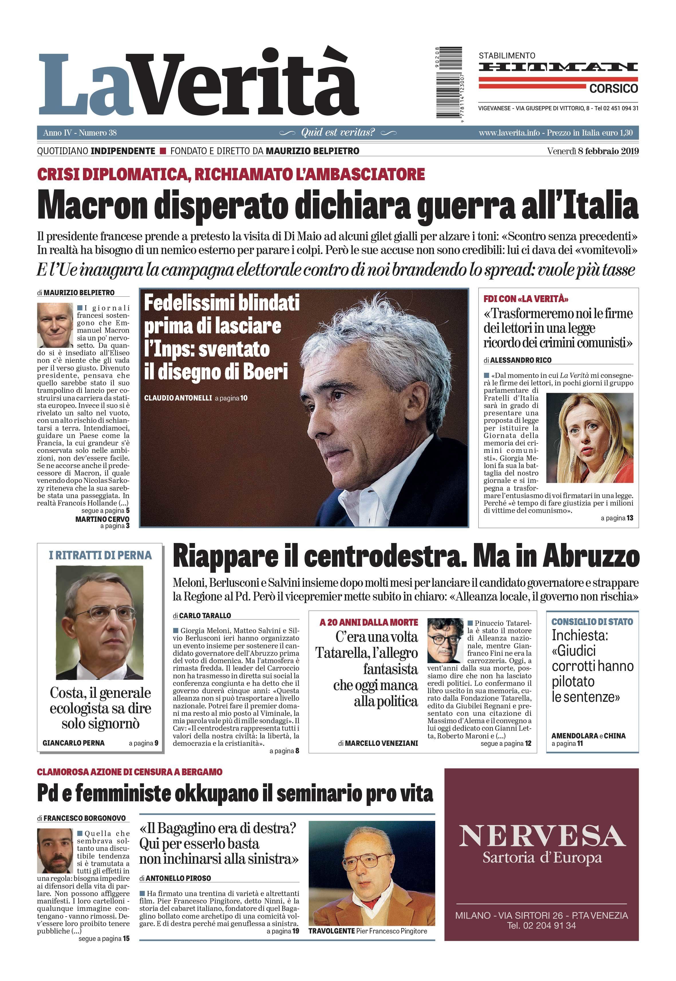 Oggi in edicola