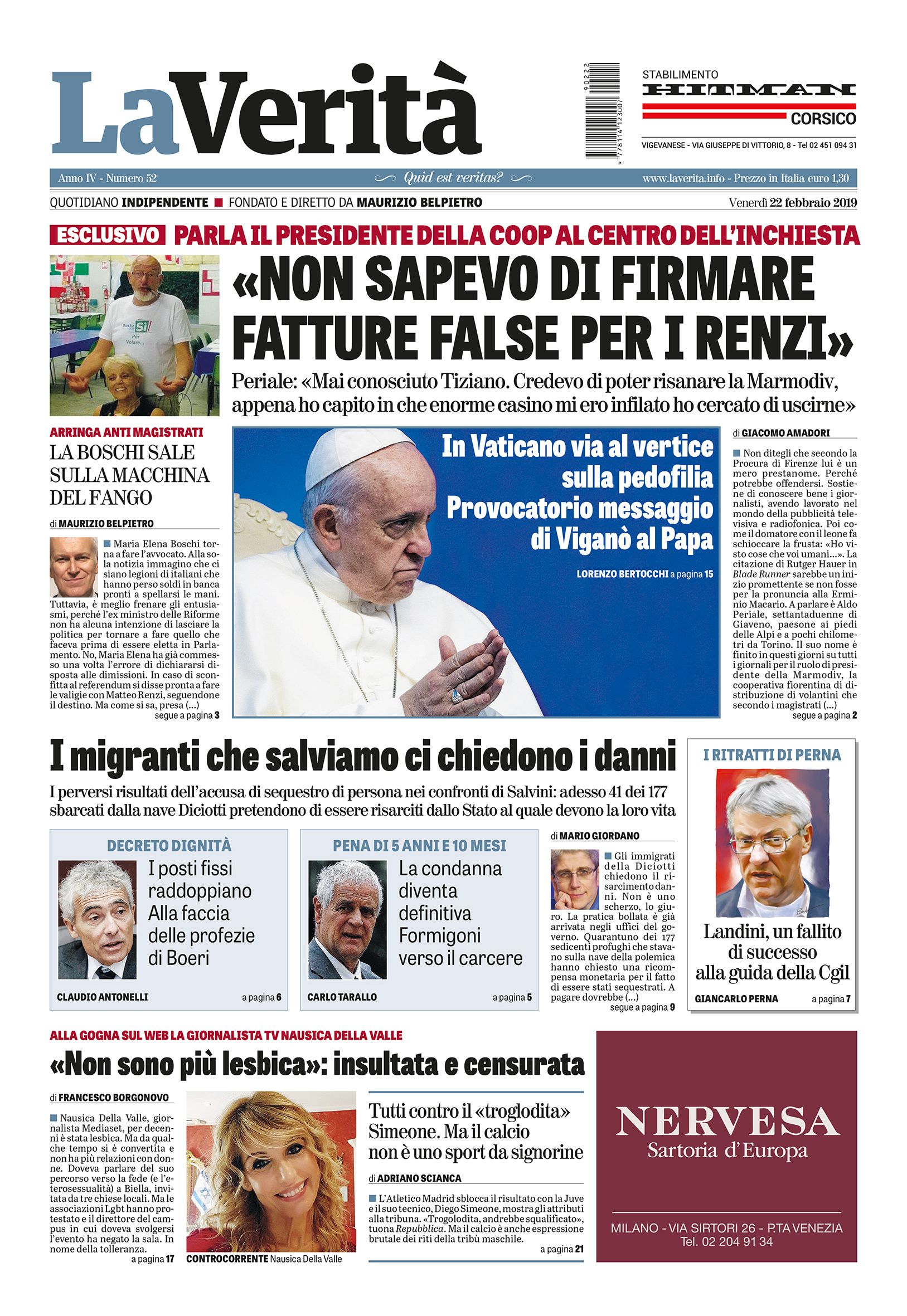 Oggi in edicola