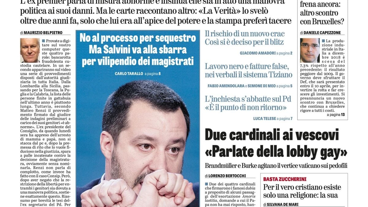 Oggi in edicola