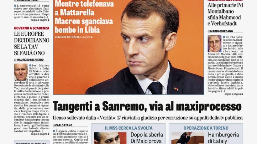Oggi in edicola
