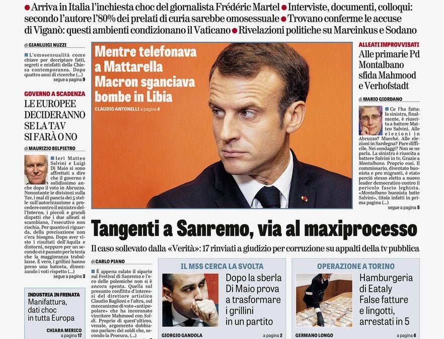 Oggi in edicola