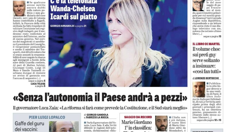 Oggi in edicola
