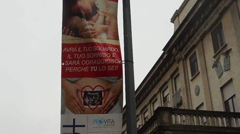 Scontro in Regione sul manifesto pro vita