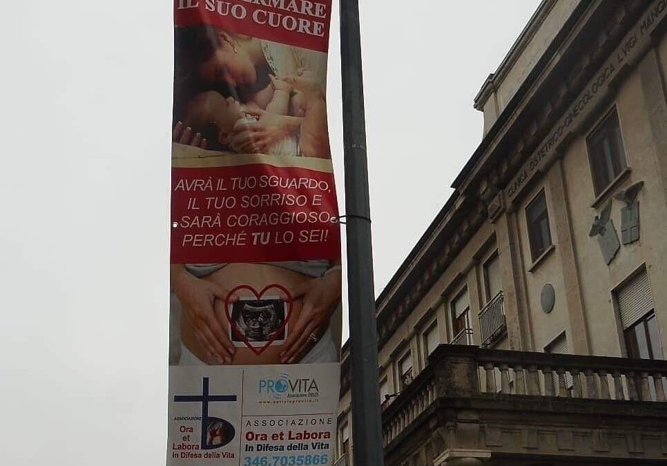 Scontro in Regione sul manifesto pro vita