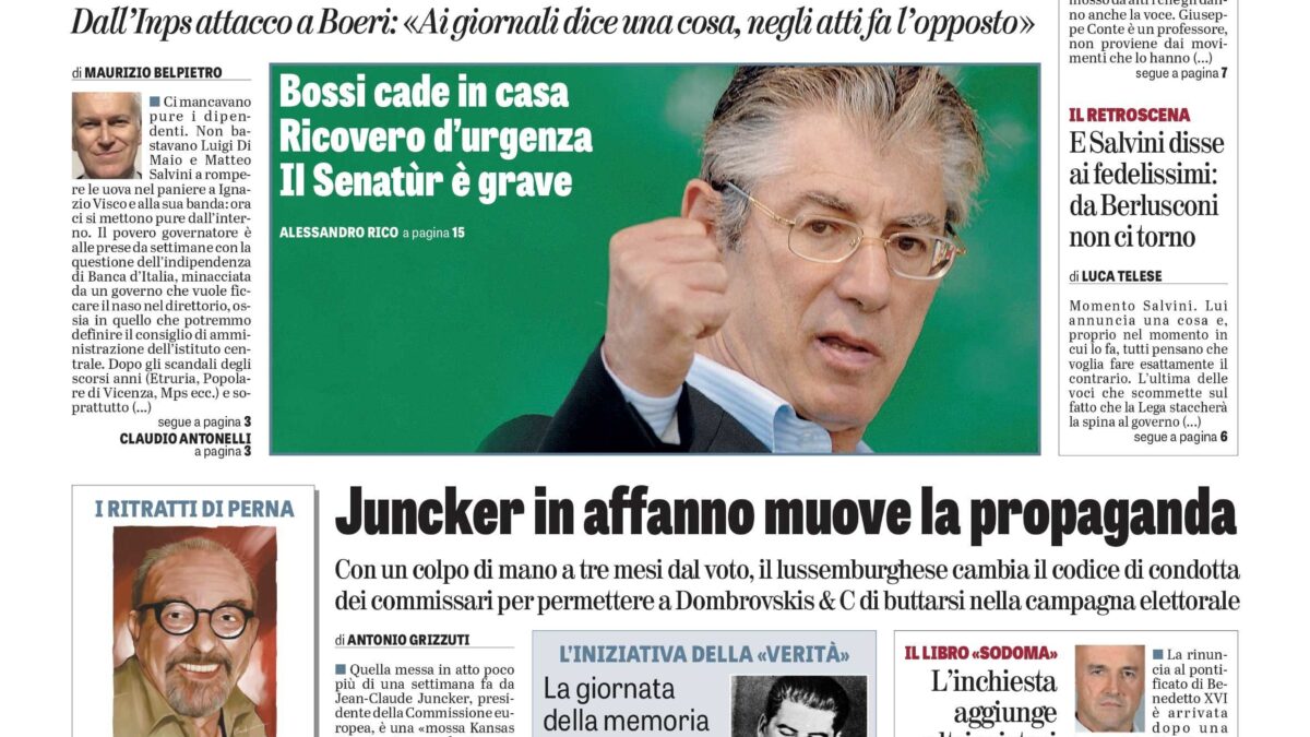 Oggi in edicola