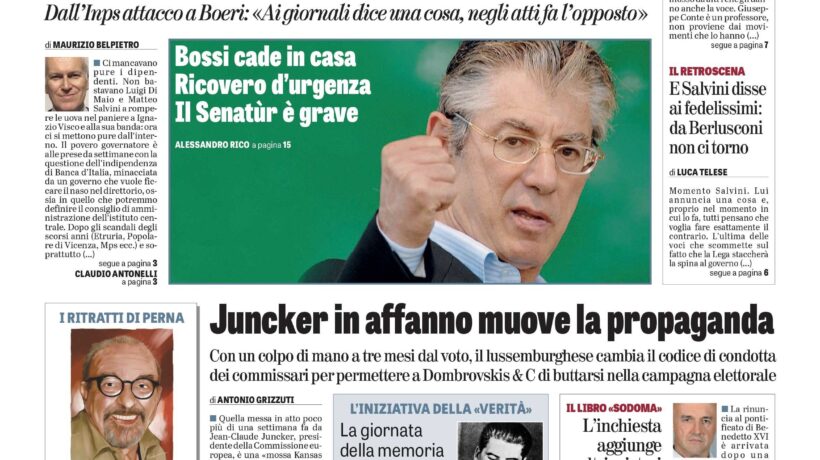Oggi in edicola