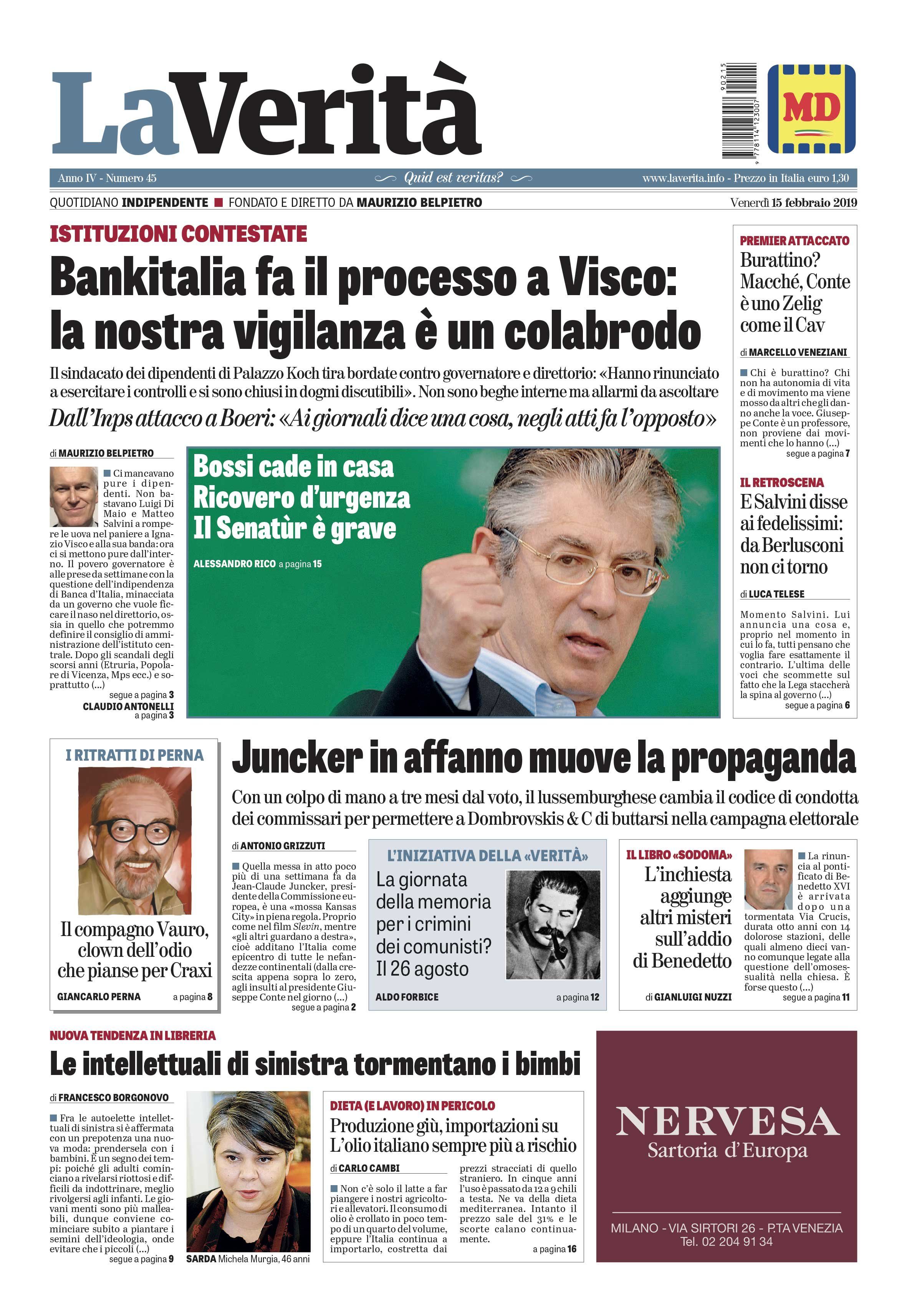 Oggi in edicola