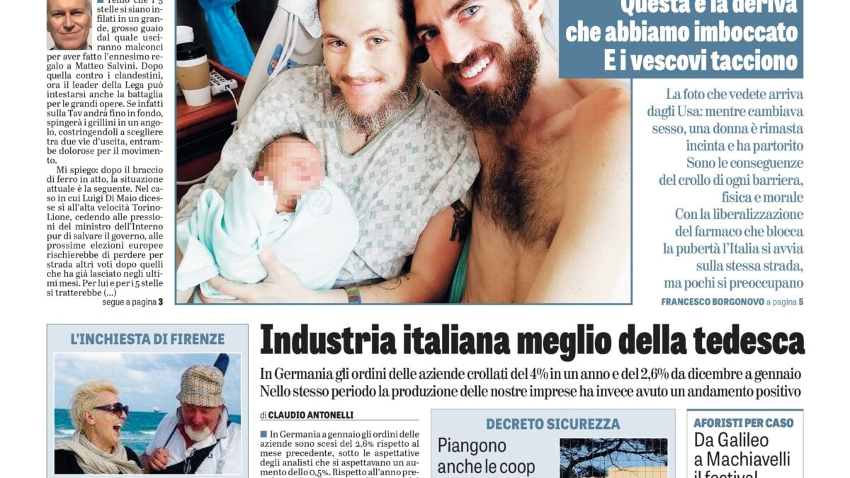 Oggi in edicola
