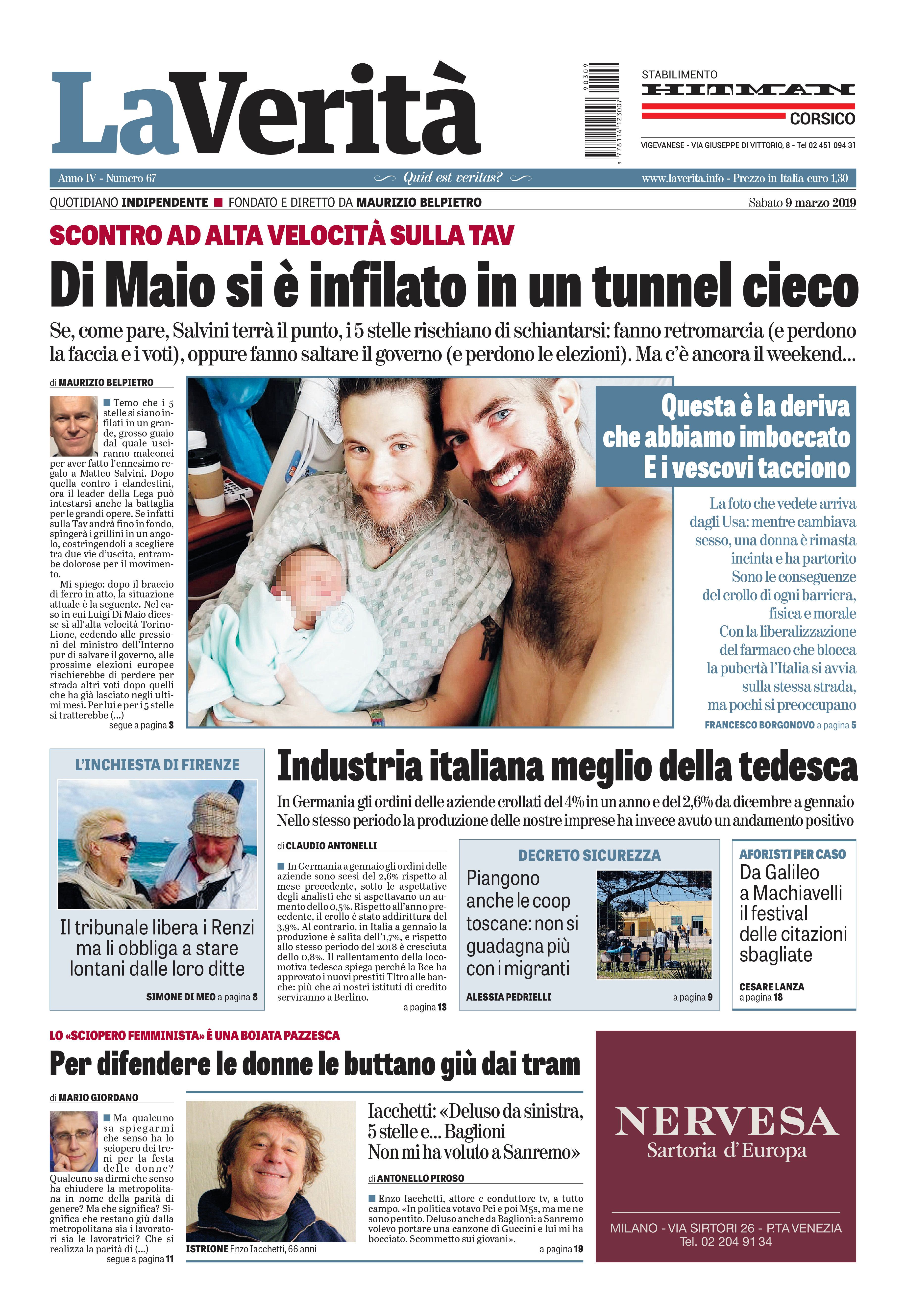 Oggi in edicola