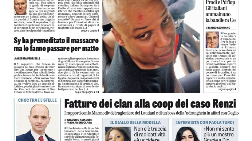 Oggi in edicola