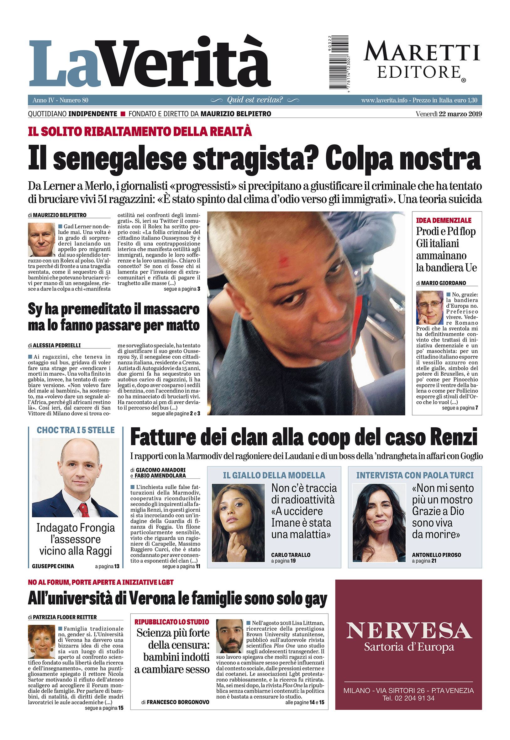Oggi in edicola