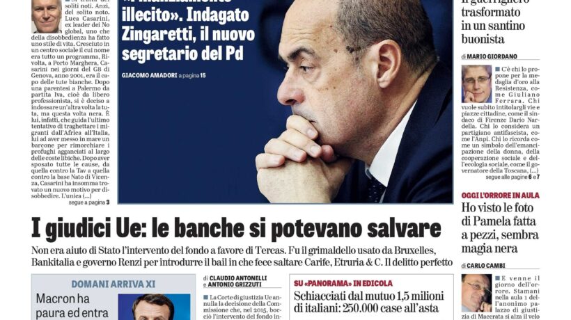 Oggi in edicola