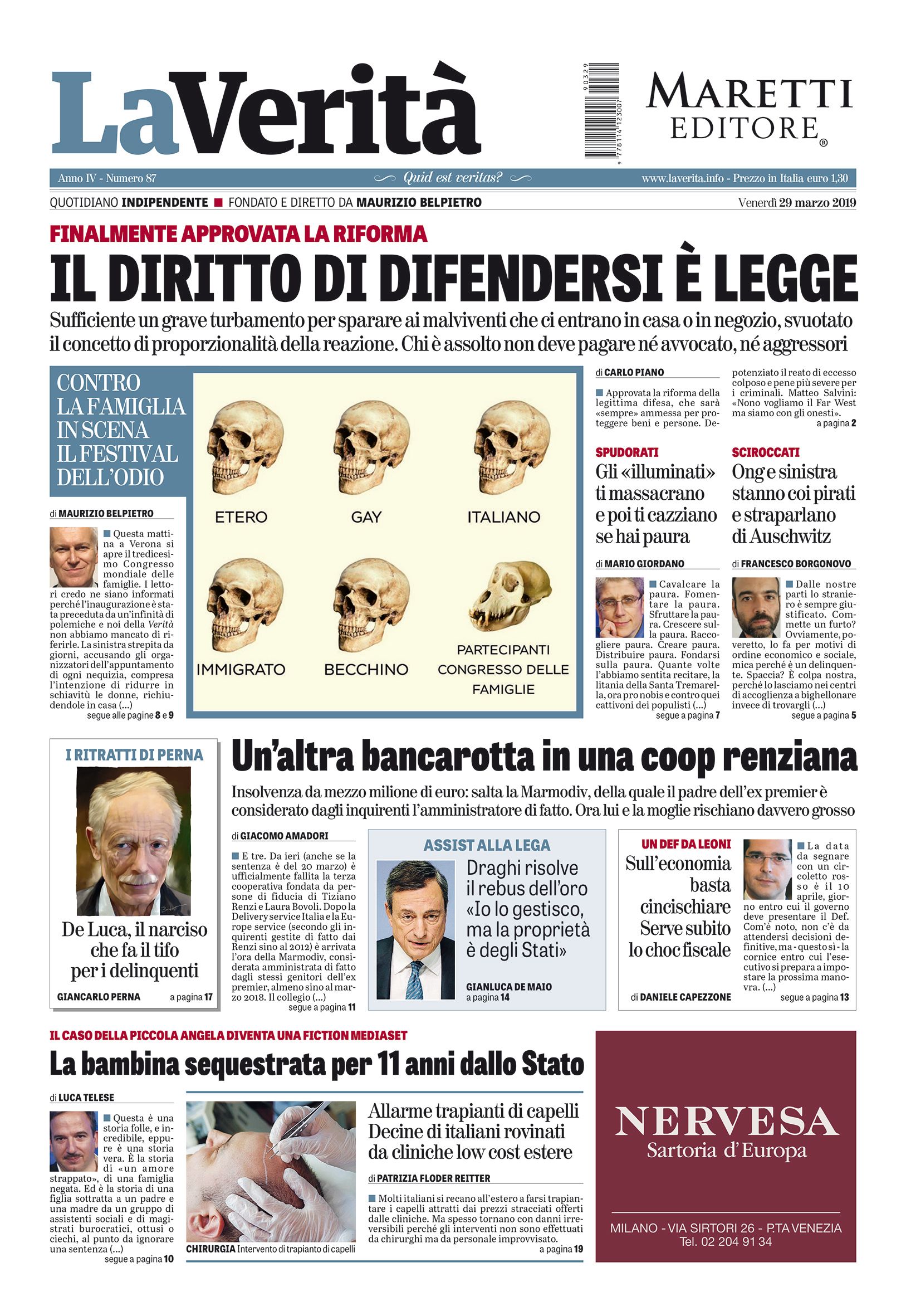 Oggi in edicola