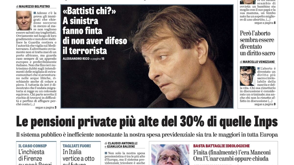 Oggi in edicola