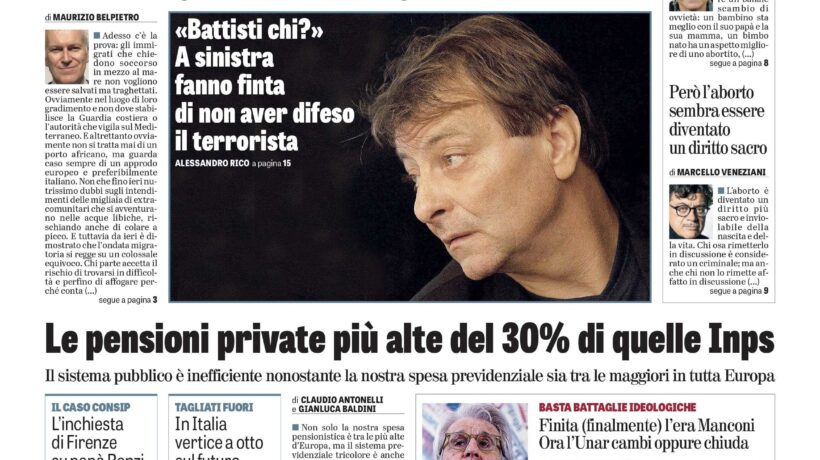Oggi in edicola