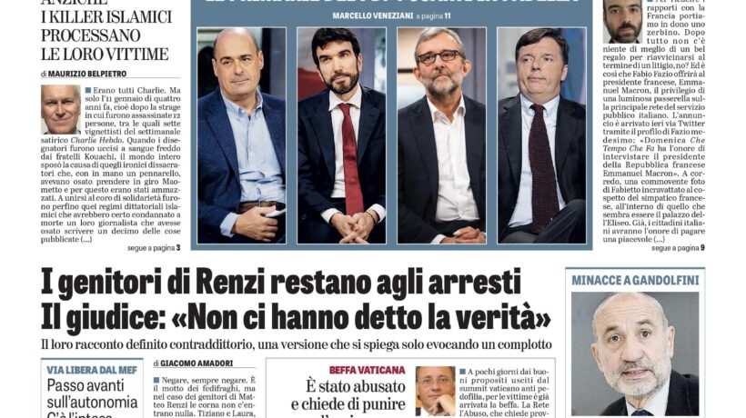 Oggi in edicola