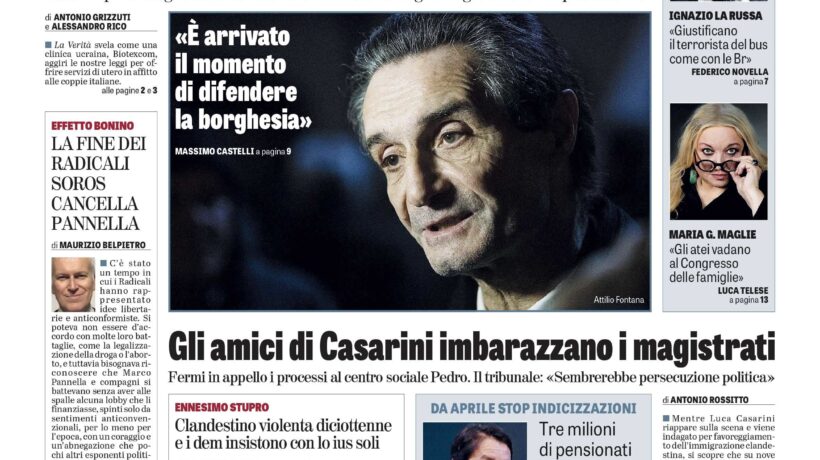 Oggi in edicola