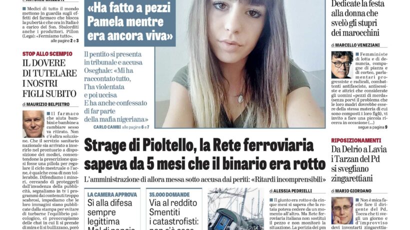 Oggi in edicola