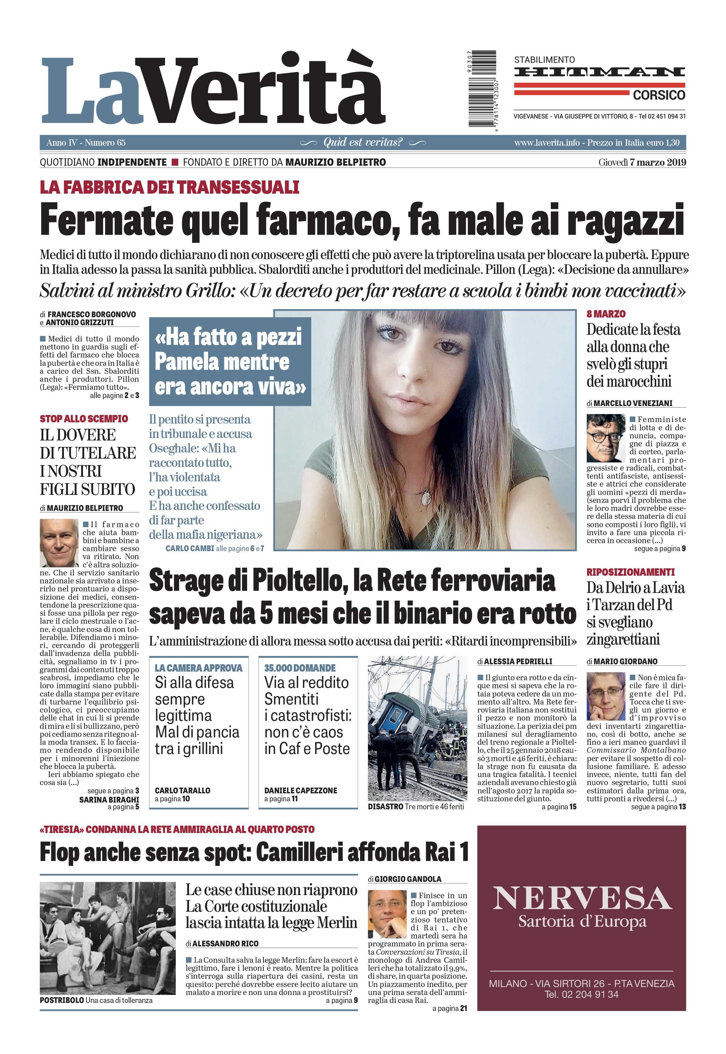 Oggi in edicola
