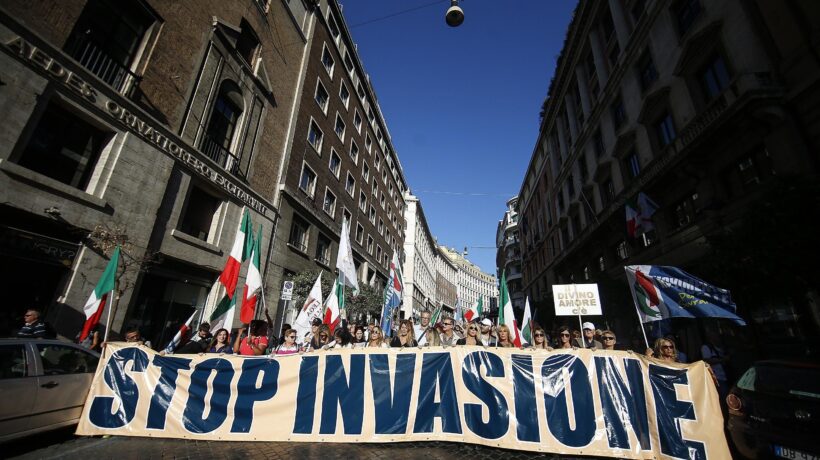 È grazie ai muri che non diventeremo una minoranza etnica in casa nostra