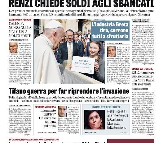 Oggi in edicola