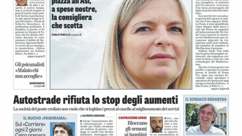 Oggi in edicola