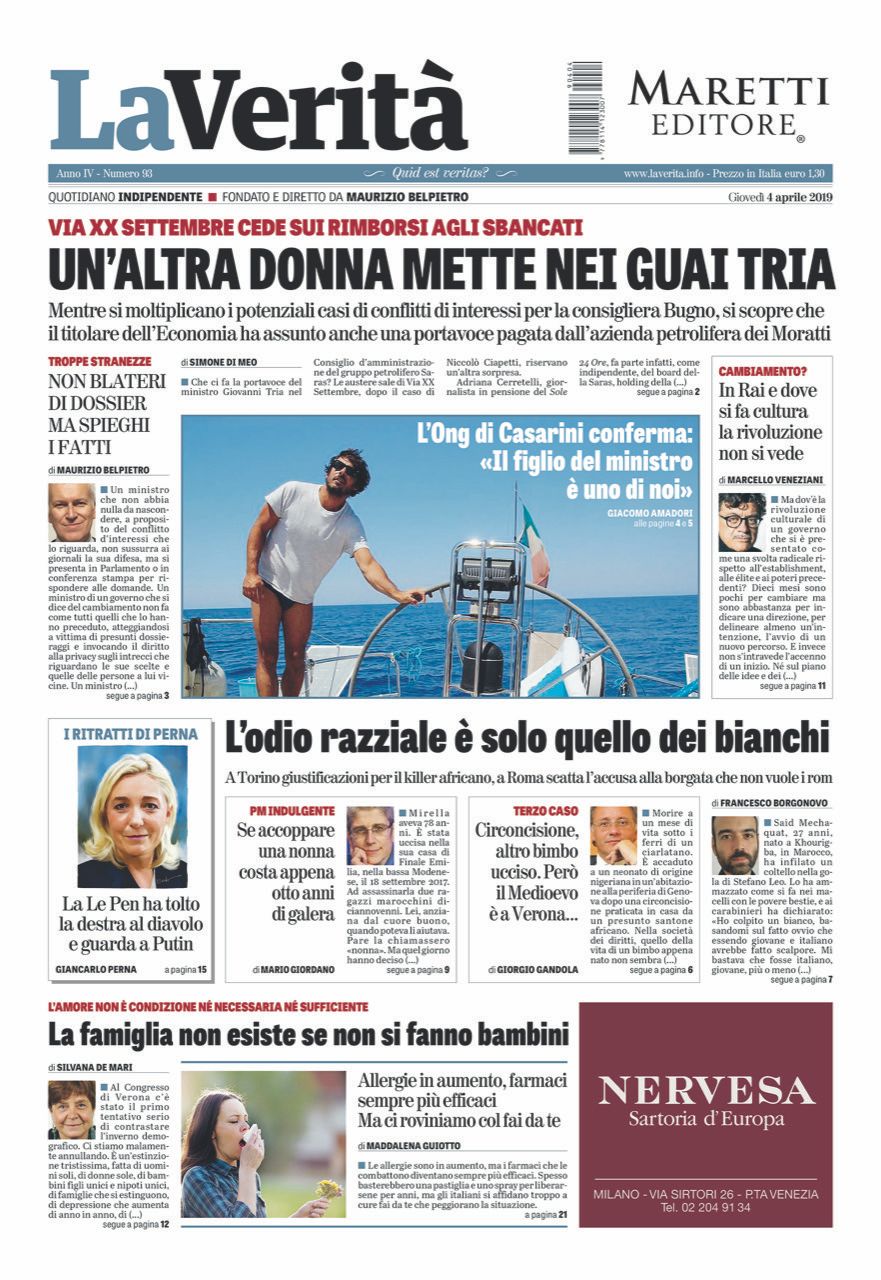 Oggi in edicola