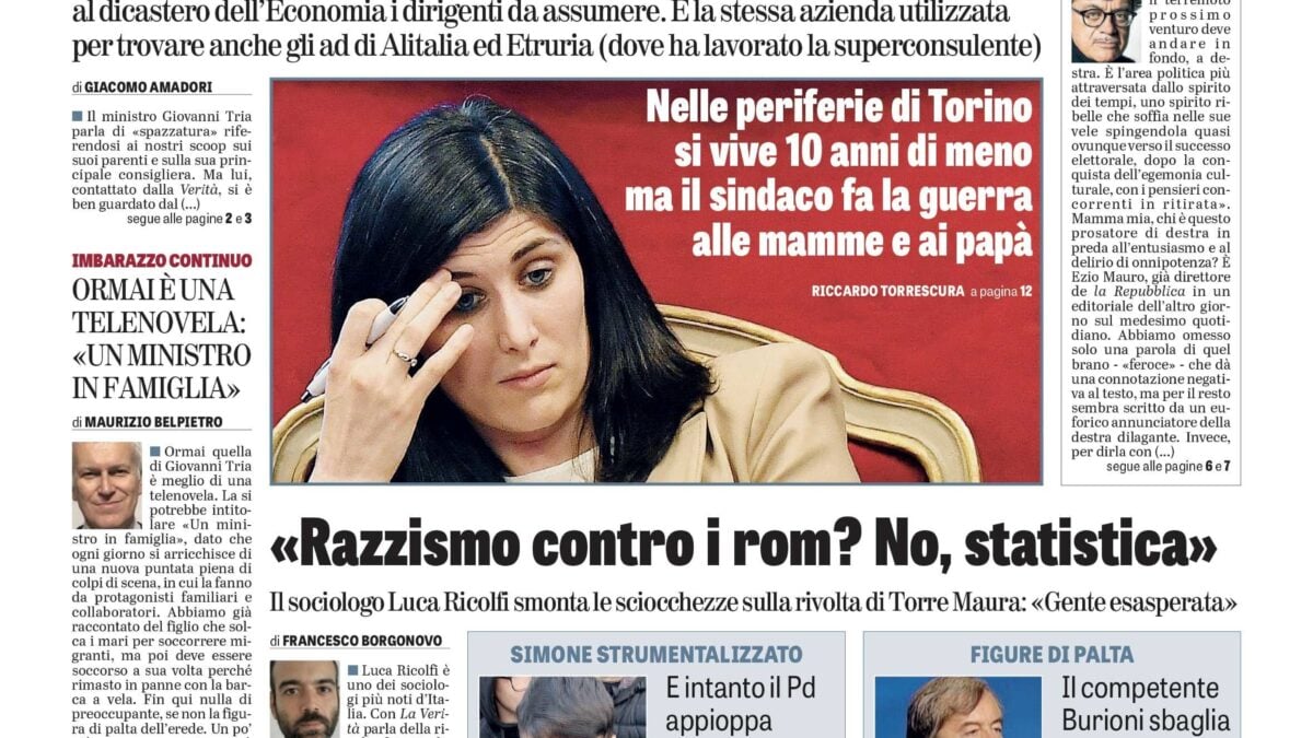 Oggi in edicola