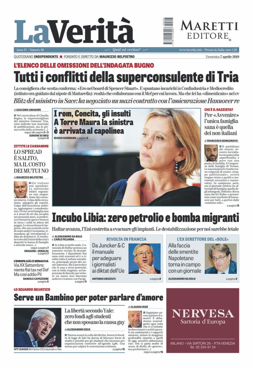Oggi in edicola