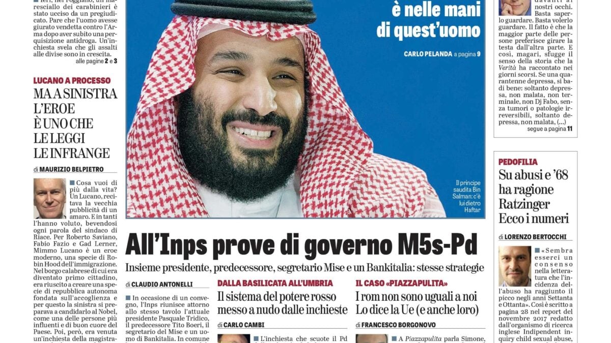 Oggi in edicola