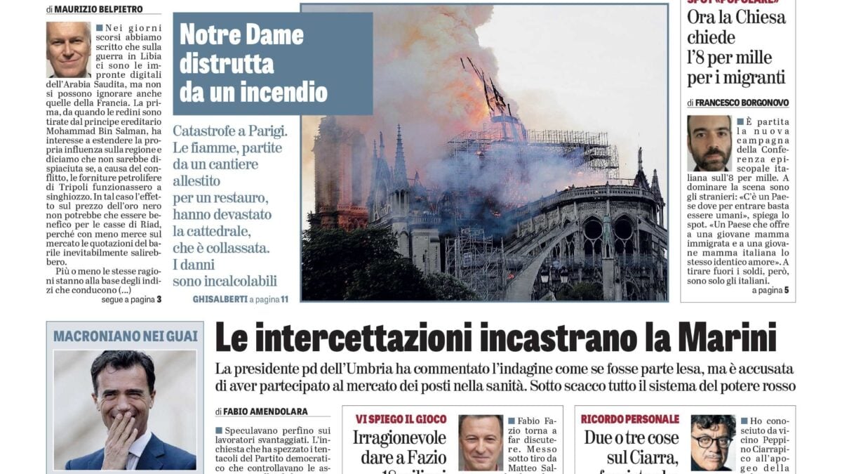 Oggi in edicola