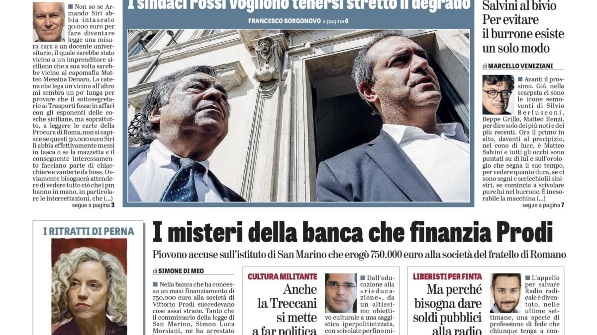 Oggi in edicola