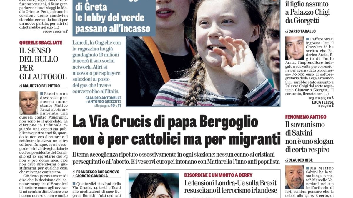 Oggi in edicola