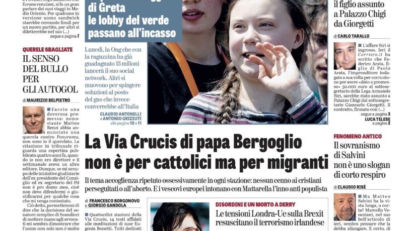 Oggi in edicola