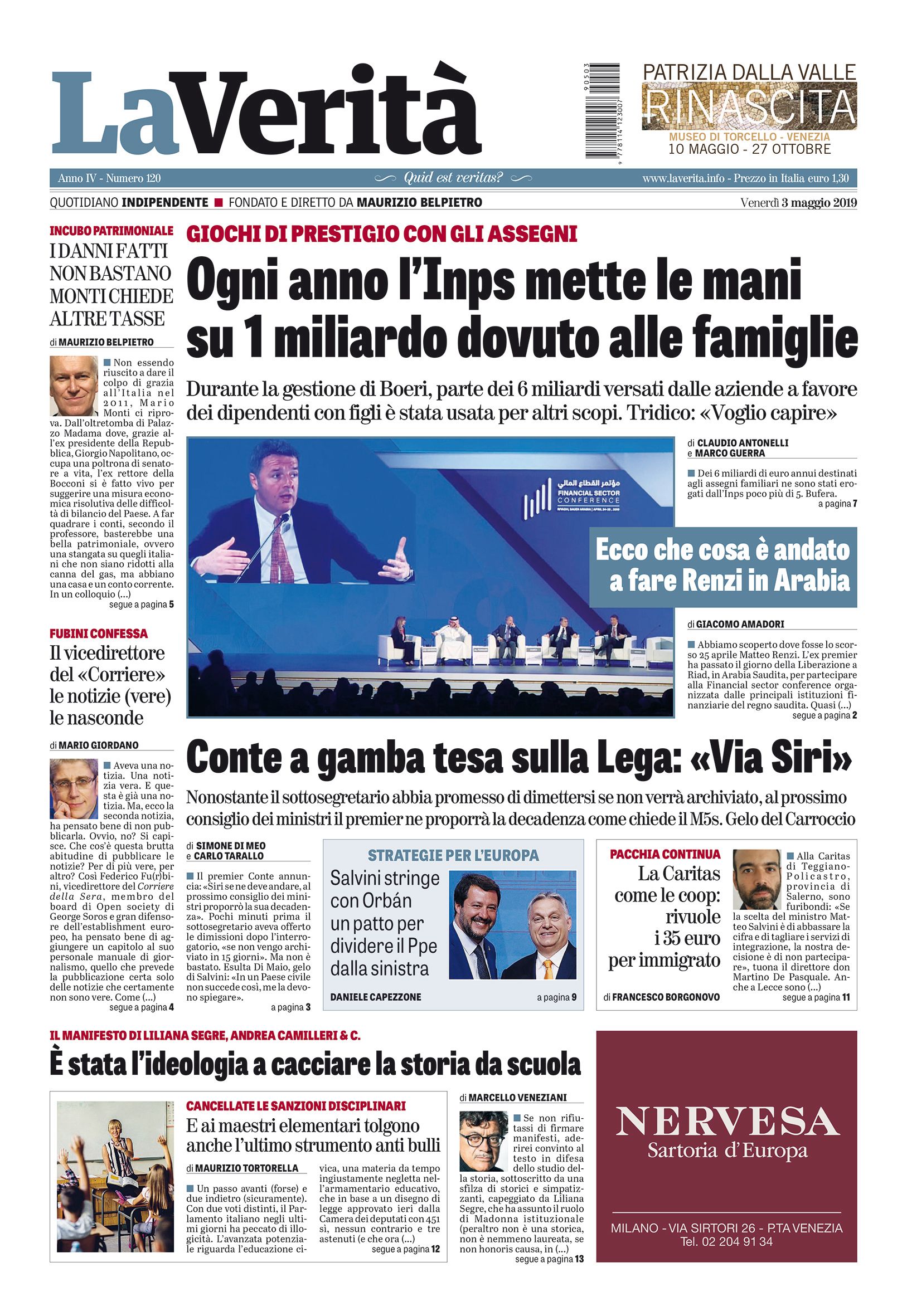 Oggi in edicola