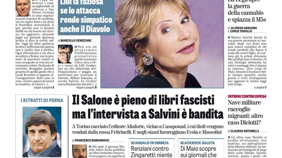 Oggi in edicola