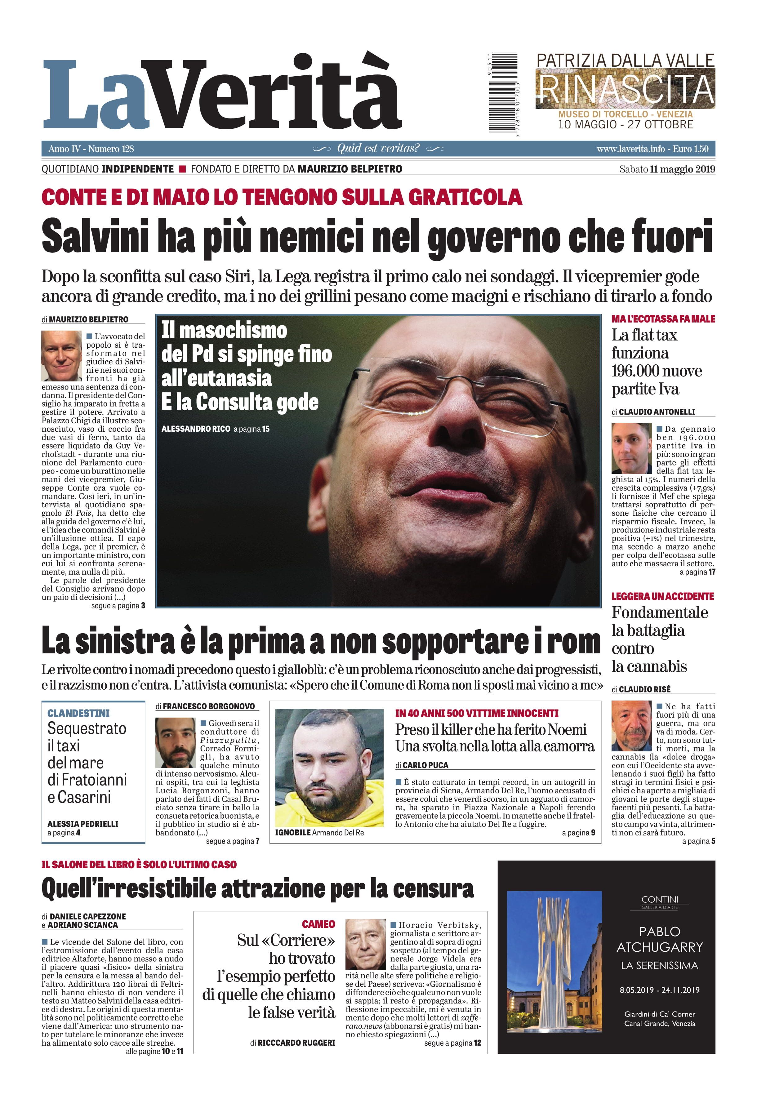 Oggi in edicola