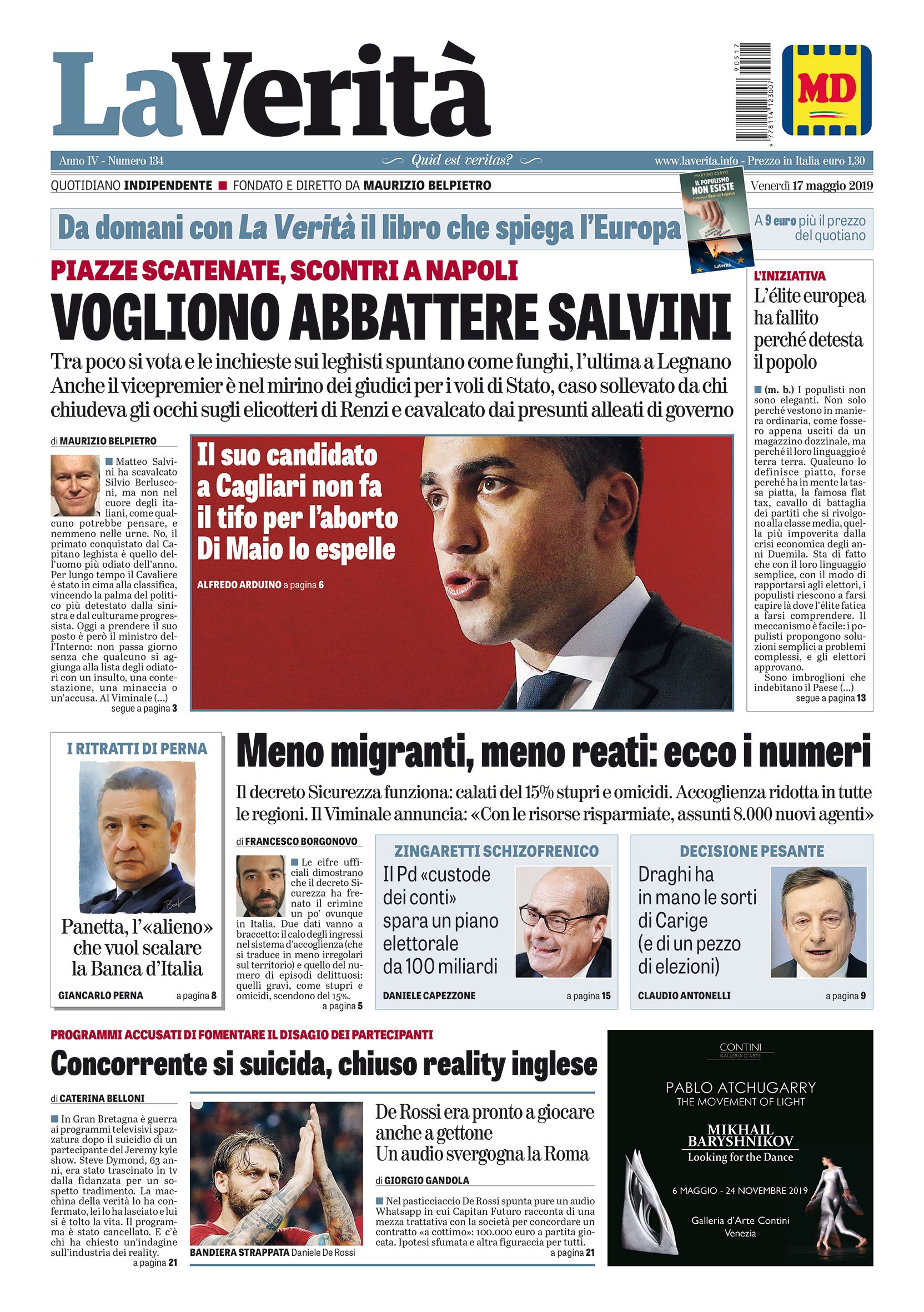 Oggi in edicola