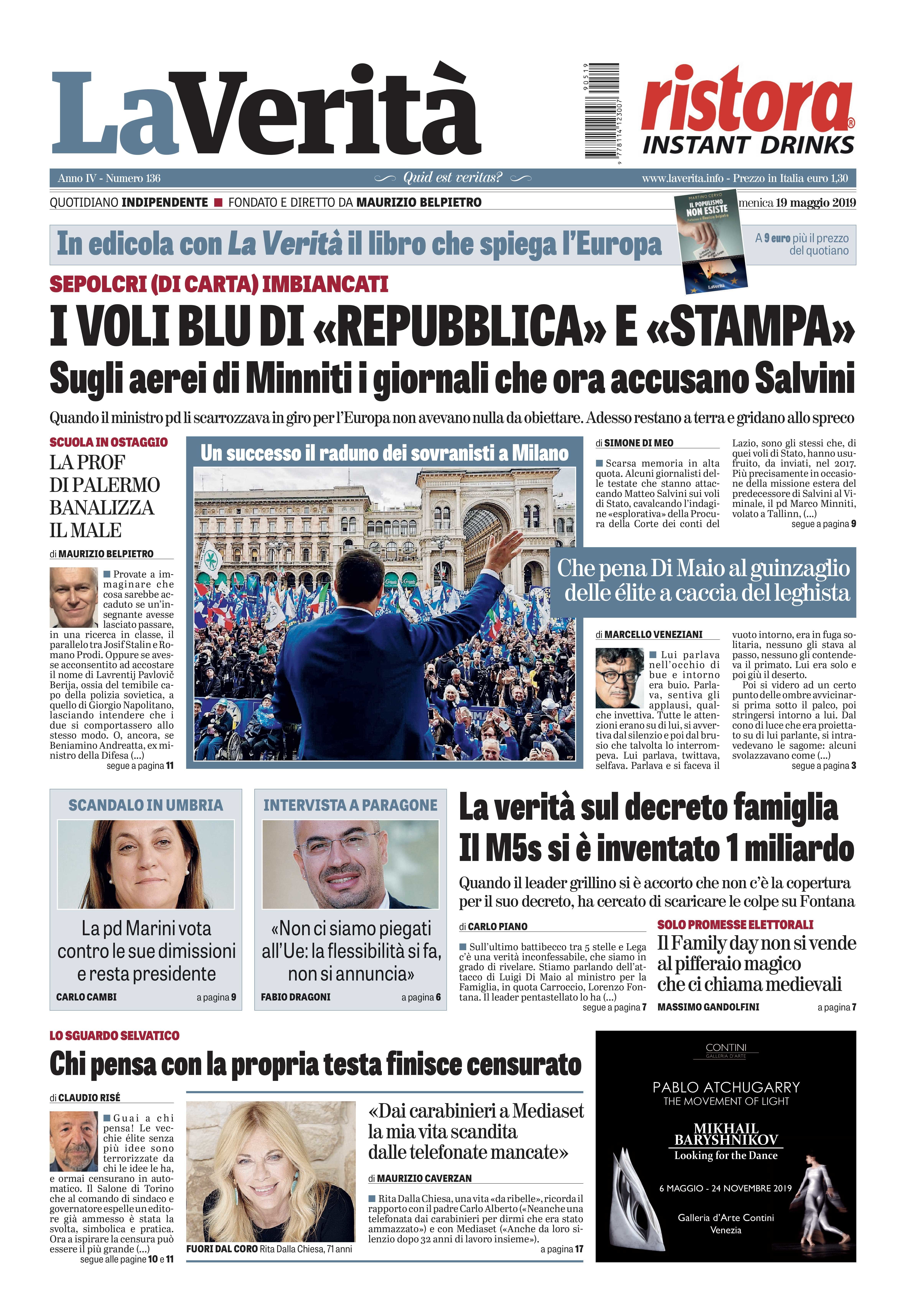 Oggi in edicola