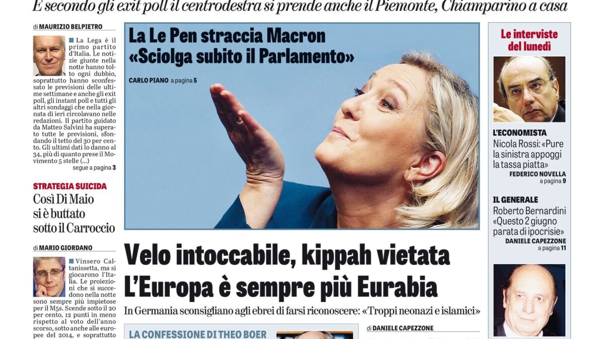 Oggi in edicola