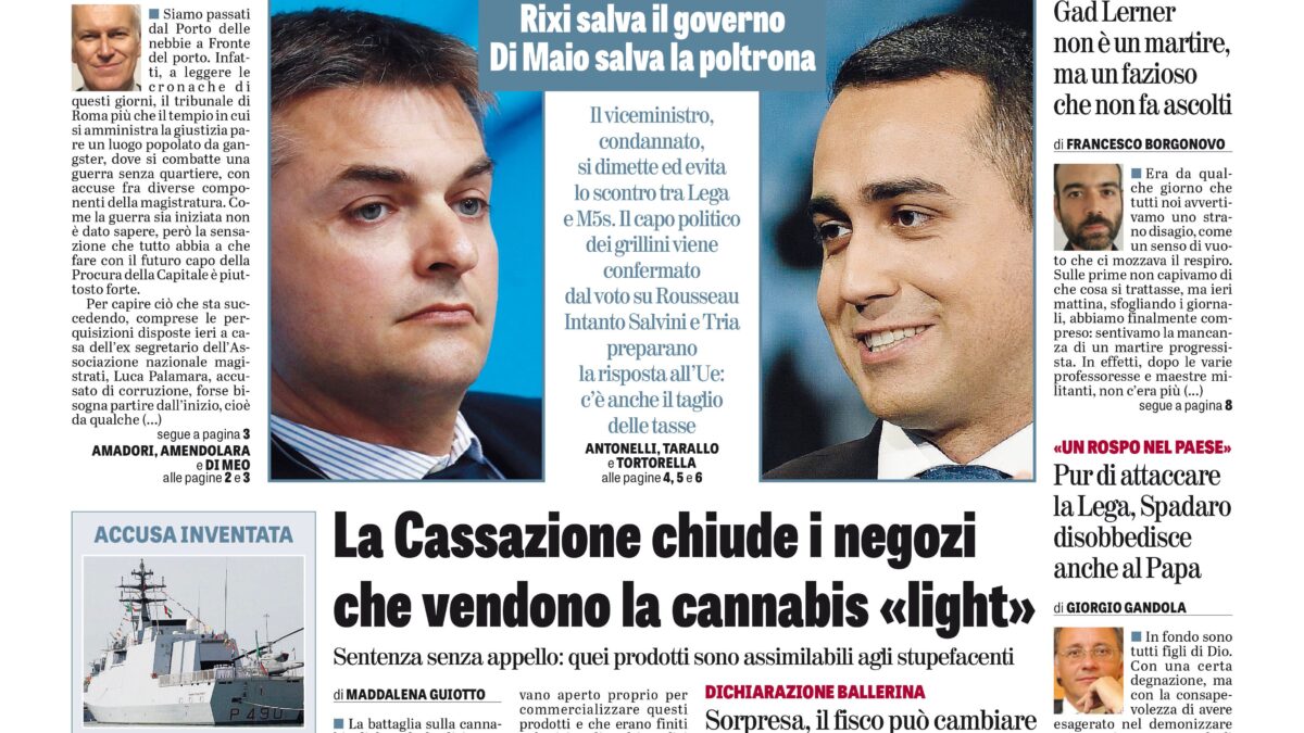 Oggi in edicola