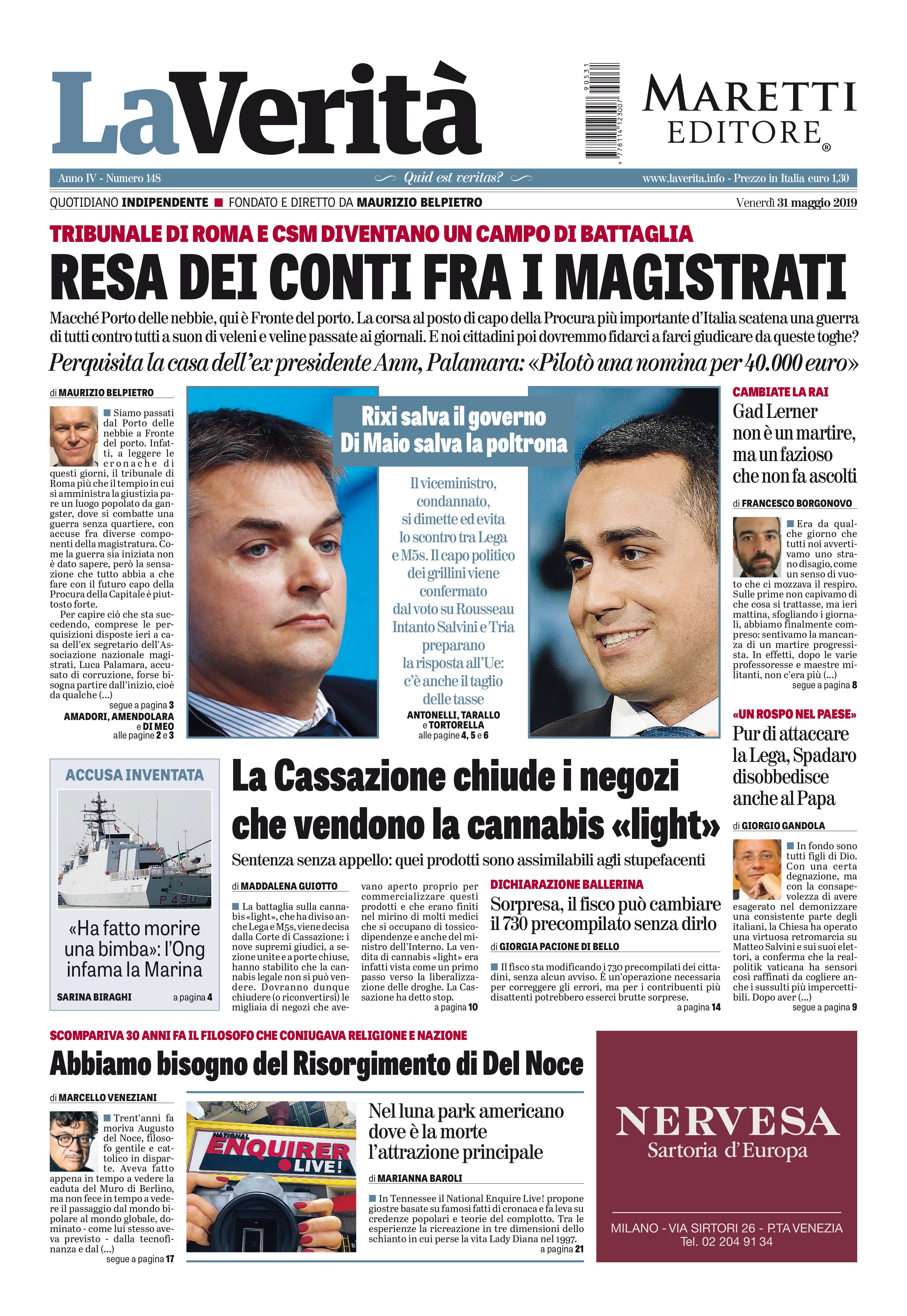 Oggi in edicola