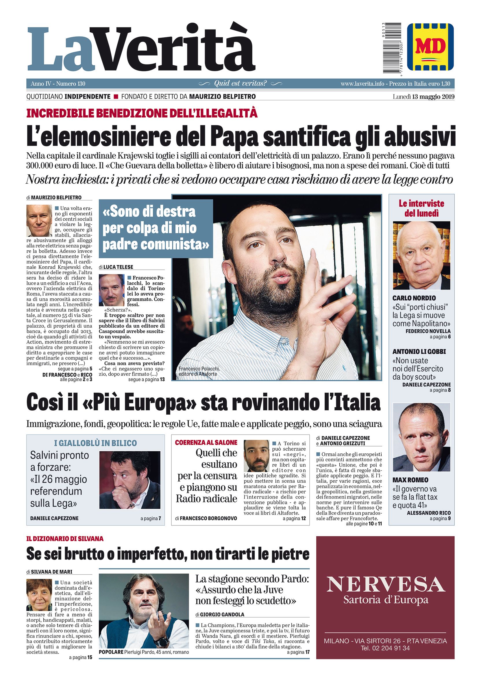 Oggi in edicola