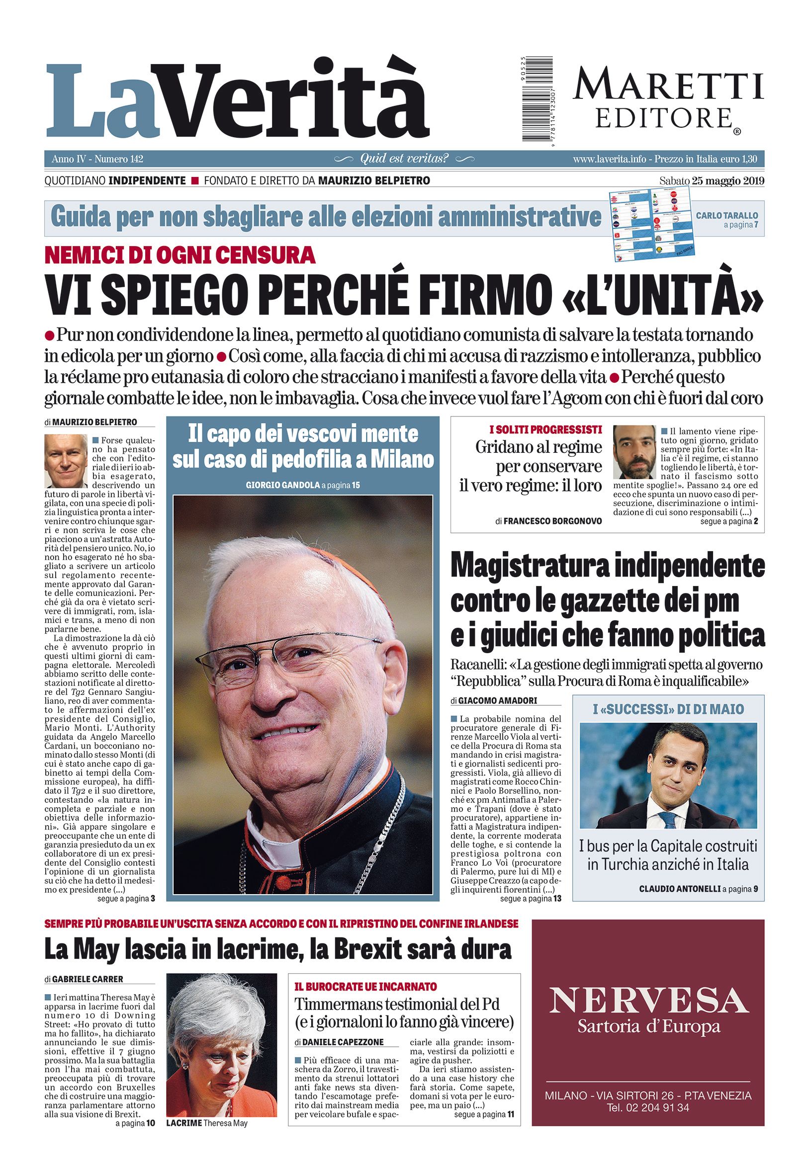 Oggi in edicola